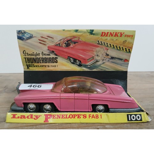 466 - A Dinky Toys 'Lady Penelope's Fab 1', with figures, inner box, no outer box.