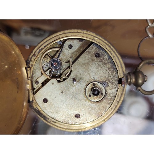 662 - Five assorted pocket watches including silver.