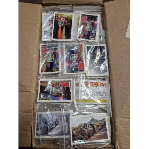 52 - A box of approx. 60 sets of Castella collectors cards