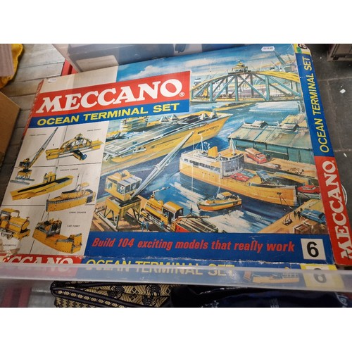 151 - A Meccano Ocean Terminal set (as found).