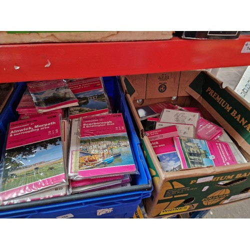 164 - 2 boxes of OS maps