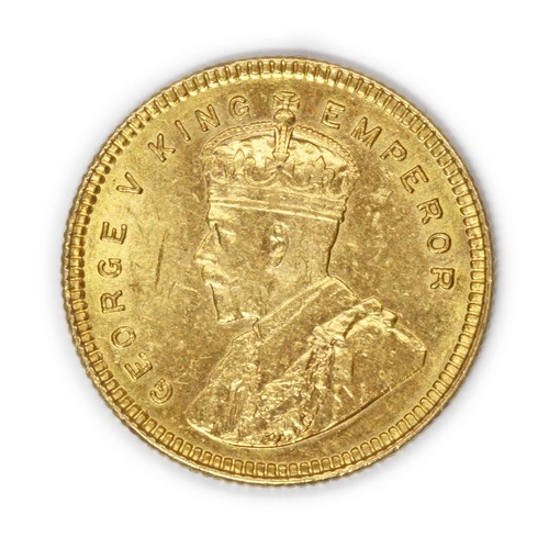 407A - George V, British India, 15 Rupees, 1918, wt. 8g, diam. 22.28mm