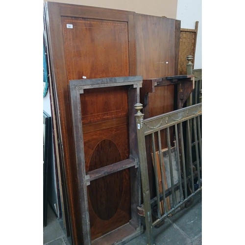 1005 - An Edwardian inlaid mahogany wardrobe.