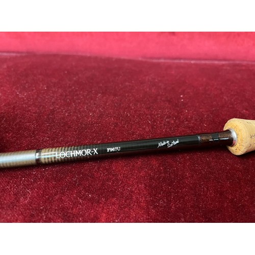 177 - Fly fishing equipment to include Daiwa Lochmor 9'6