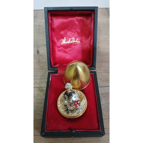 473 - STUART DEVLIN, a silver and silver gilt Surprise Egg, Fairy, number 65, sponsor SD, London 1974, wit... 