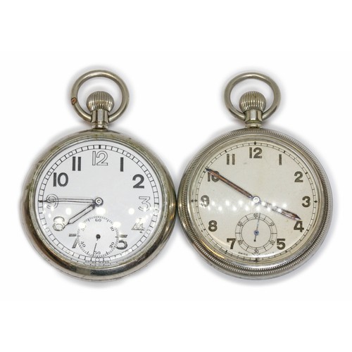 470 - Two military pocket watches.