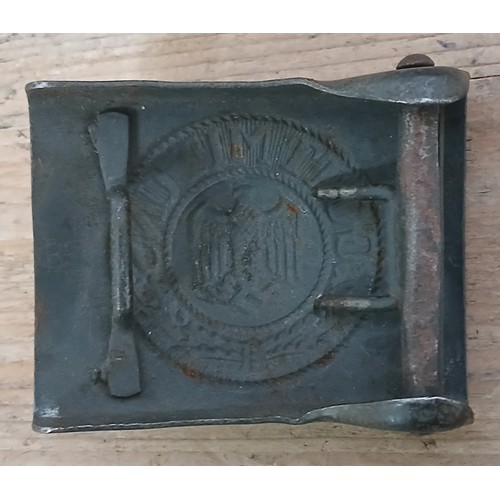 64 - A German third Reich Heer Combat buckle marked BG.