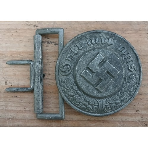 68 - A German third Reich NSDAP Police Officer's belt buckle.