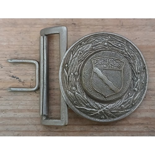 69 - A German Rheinland Province Firefighter's Officer's belt buckle.