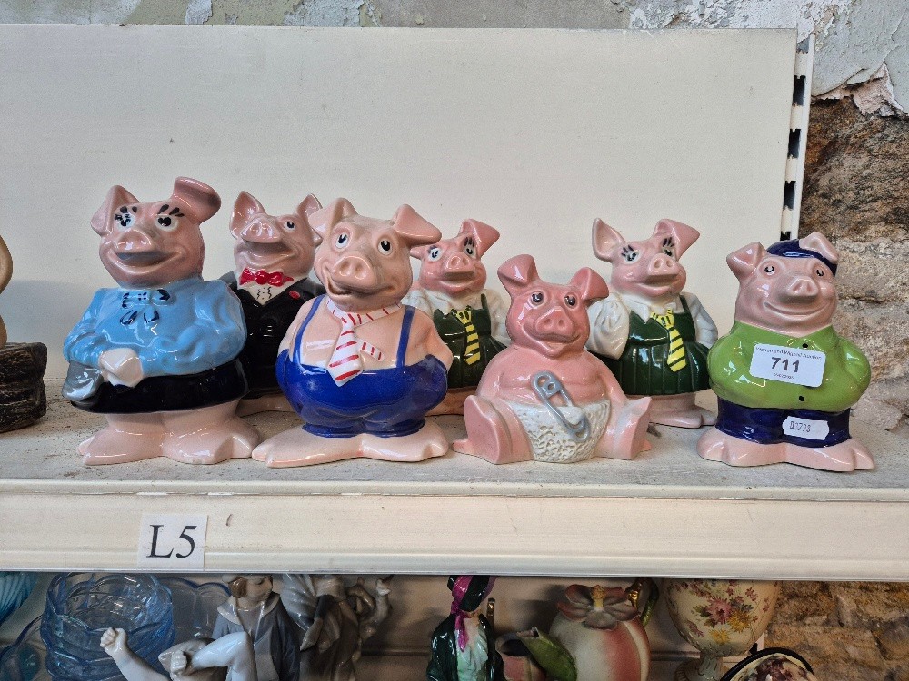 Seven Wade Natwest pigs inc. Cousin Wesley