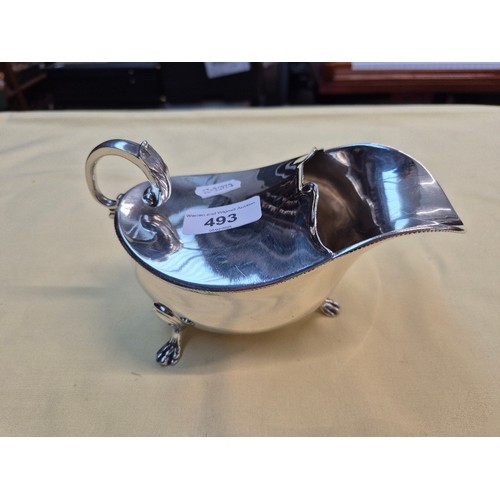 493 - A Victorian silver plated spoon warmer.