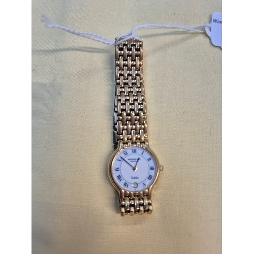 494 - A ladies Raymond Weil wristwatch.