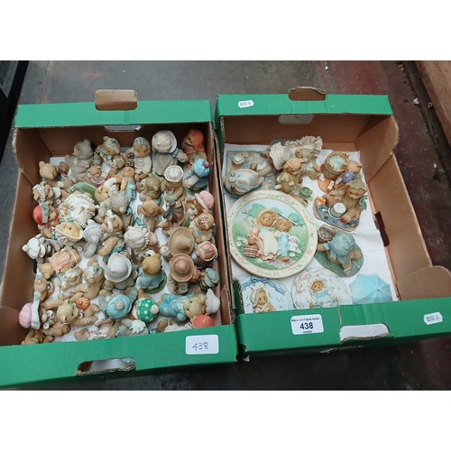 438 - Two boxes of Cherished Teddies.