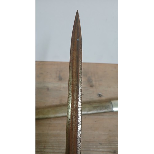 2 - A German Third Reich Luftwaffe officer's dress sword, the 71cm double edged blade signed Puma Soling... 