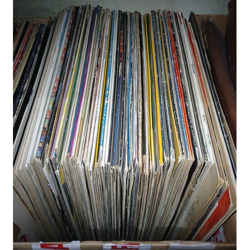 485 - A box of around 70 classic and contemporary jazz albums to include Modern Jazz Quartet, Tom Scott, C... 