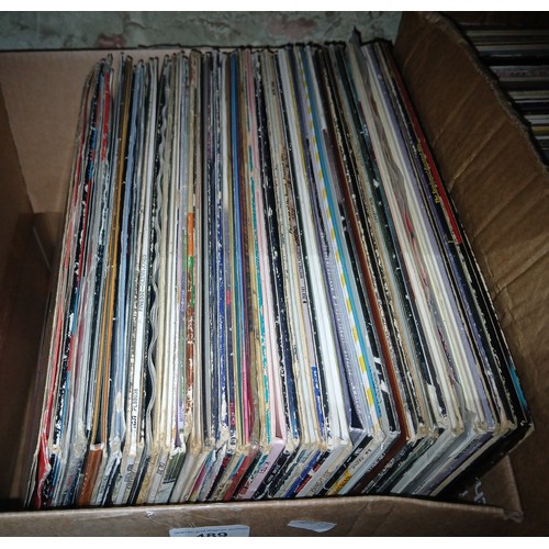 489 - A box of around 60 classic soul LP's to include Stevie Wonder, Sade, Temptations, Labelle, Chic and ... 