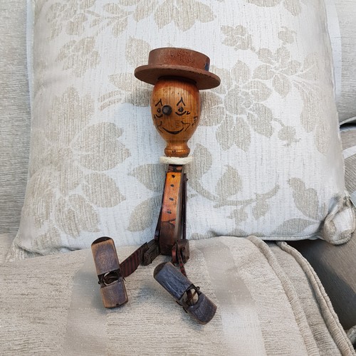 17 - A vintage wooden puppet