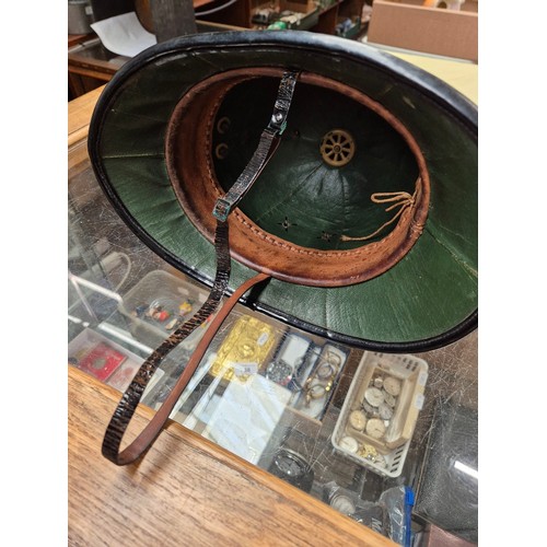 50 - A mid 20th century Blackpool Police helmet.
