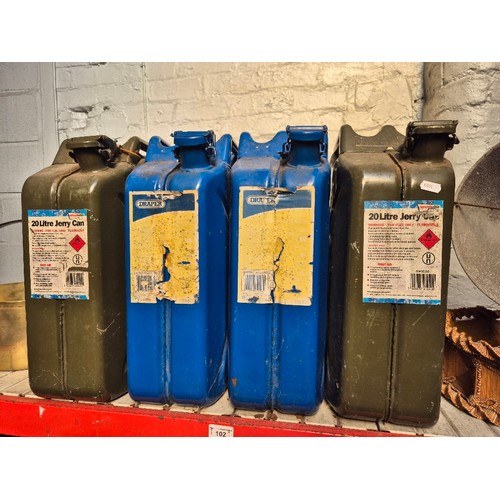 102 - 4 x 20 litre jerry cans