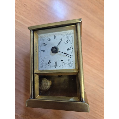 42 - A box of clocks and watches including carriage clocks, ball clock, etc.