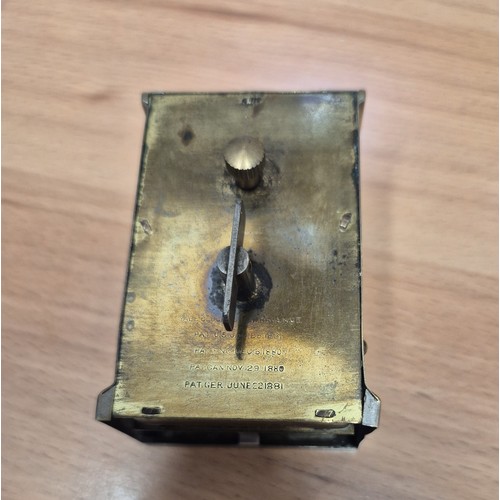 42 - A box of clocks and watches including carriage clocks, ball clock, etc.