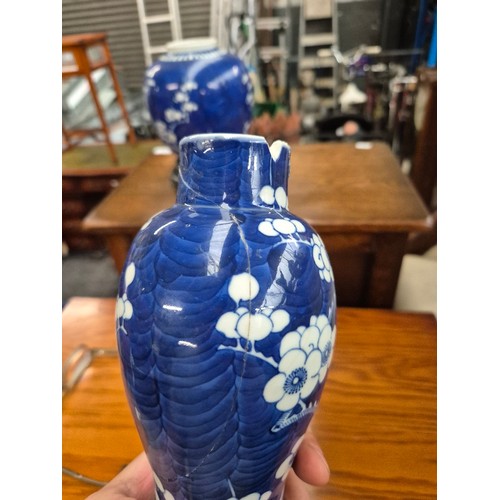8 - Three Chinese porcelain vases.