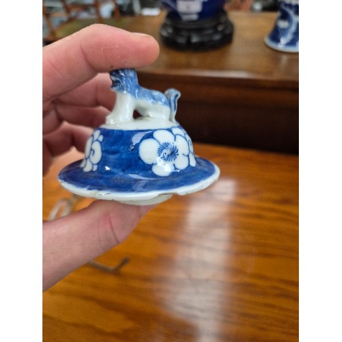 8 - Three Chinese porcelain vases.