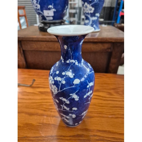 8 - Three Chinese porcelain vases.