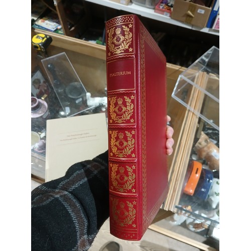 411 - Der Peterborough Psalter facsimile, with accompanying commentary, limited edition, number 256/680, Q... 