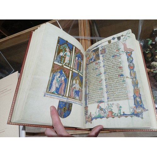 411 - Der Peterborough Psalter facsimile, with accompanying commentary, limited edition, number 256/680, Q... 