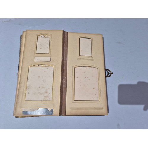 450 - A box of assorted photograph and postcard albums.