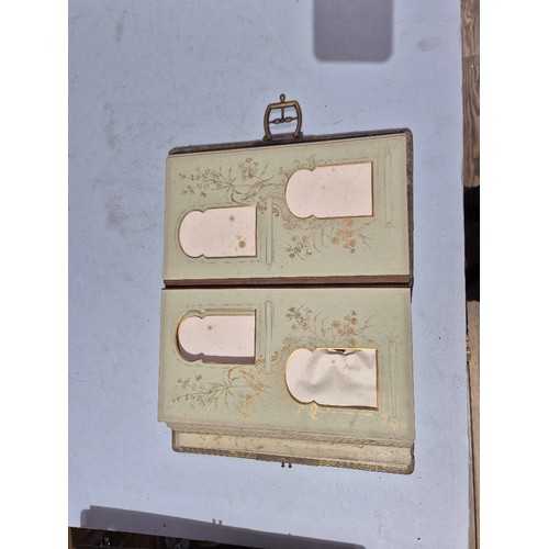 450 - A box of assorted photograph and postcard albums.