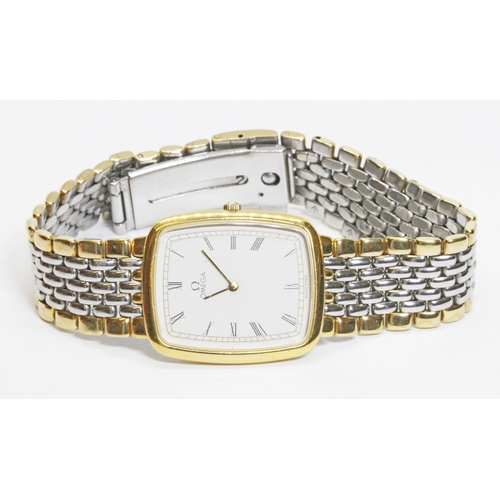 179 - OMEGA, a bi-metal DeVille case length 31mm.