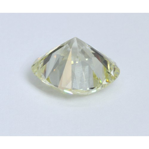 72 - A diamond solitaire ring, the old cut stone weighing approximately 6.35ct, the approximate qualities... 