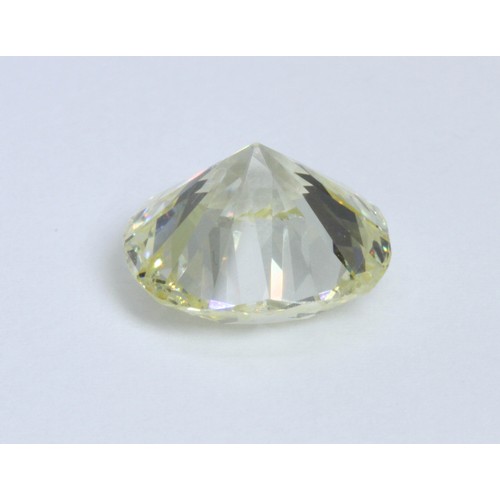 72 - A diamond solitaire ring, the old cut stone weighing approximately 6.35ct, the approximate qualities... 