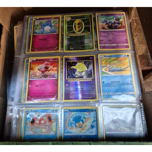 43 - A box of assorted Pokemon cards, sold as seen, no returns.