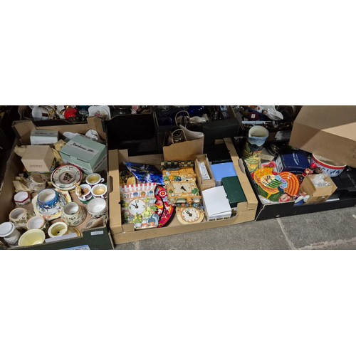 359 - Three boxes of assorted gift wares.