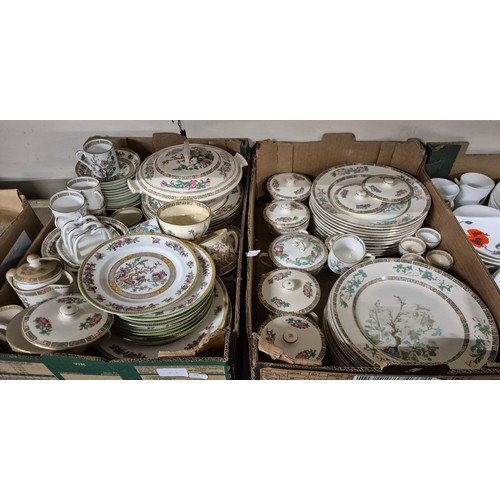 355 - 2 boxes of Losol ware and Indian Tree ceramics