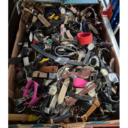 429 - A box of assorted watches.