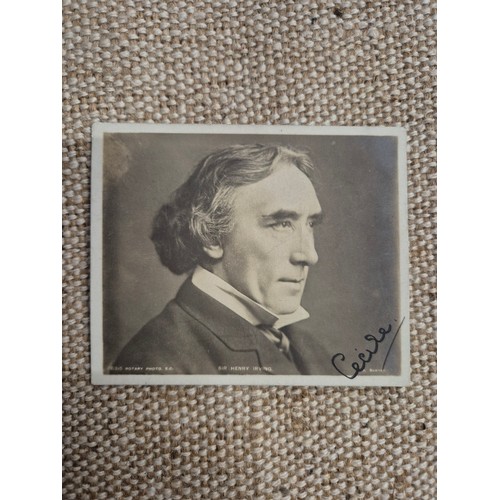 445 - A vintage autograph book with various signed photos etc.