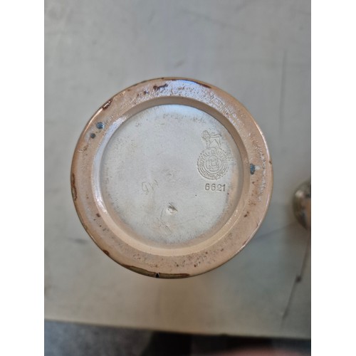 16 - 3 Doulton Lambeth ware vases