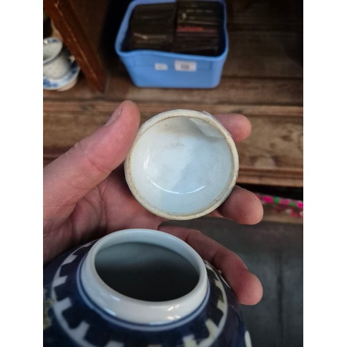 31 - A collection of blue and white oriental ceramics