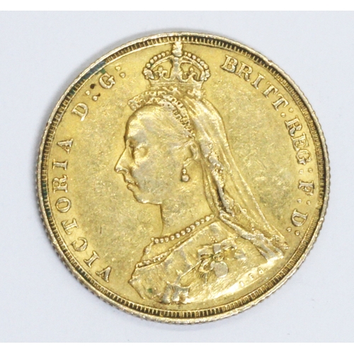 158 - Vitoria 1887 Jubilee head sovereign, 10% buyer's premium (inclusive of VAT), normal online bidding f... 