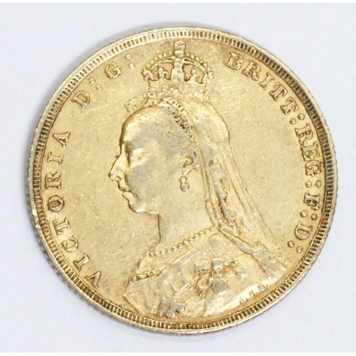 163 - Victoria 1892 Melbourne Mint sovereign, 10% buyer's premium (inclusive of VAT), normal online biddin... 