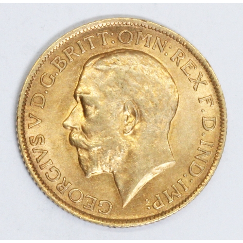 170 - George V 1915 sovereign, 10% buyer's premium (inclusive of VAT), normal online bidding fees apply.