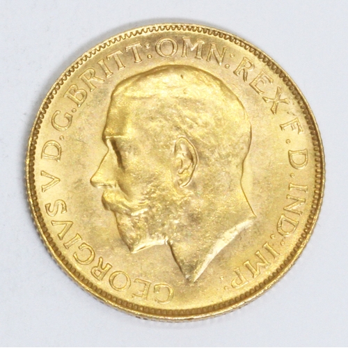 172 - George v 1922 Perthshire Mint soverign, 10% buyer's premium (inclusive of VAT), normal online biddin... 