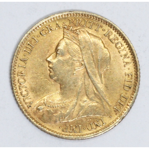 174 - Victoria 1899 half sovereign, 10% buyer's premium (inclusive of VAT), normal online bidding fees app... 