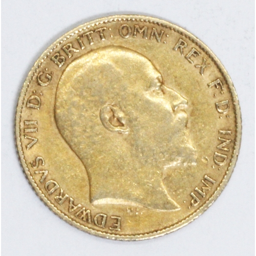176 - Edward VII 1904 half sovereign, 10% buyer's premium (inclusive of VAT), normal online bidding fees a... 