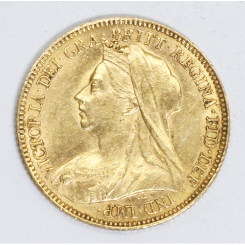 179 - Victoria 1901 half sovereign, 10% buyer's premium (inclusive of VAT), normal online bidding fees app... 