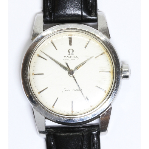 228 - OMEGA, a stainless steel Seamaster wristwatch, ref. 2846/8-1SC, cal. 501, case diameter 34mm, 20 jew... 